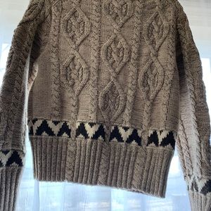 New Polo Oatmeal sweater size M with tags